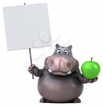 Fun hippo