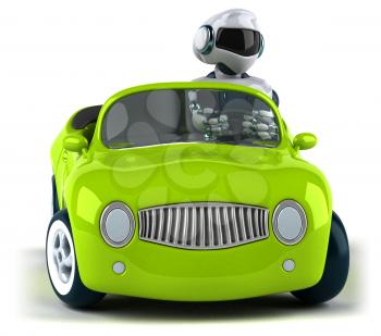 Robot and car