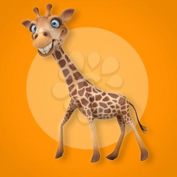 Fun giraffe