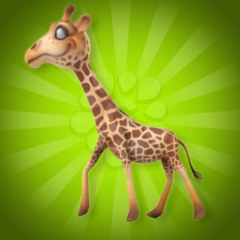 Fun giraffe