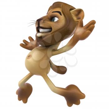 Royalty Free 3d Clipart Image of a Lion