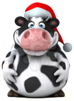 Fun cow - 3D Illustration