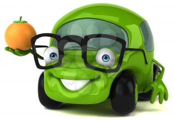 Fun car - 3D Illustration