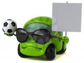 Fun car - 3D Illustration