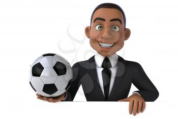 Fun businessman