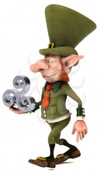 Fun leprechaun - 3D Illustration