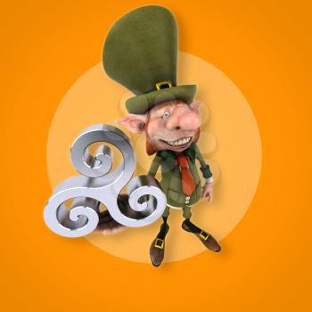 Fun leprechaun - 3D Illustration