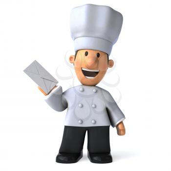 Fun chef - 3D Illustration