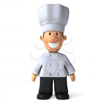 Fun chef - 3D Illustration