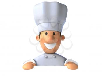 Fun chef - 3D Illustration