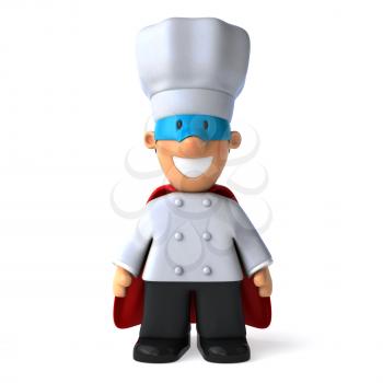 Fun chef - 3D Illustration