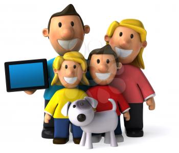 Family - 3D Illustration