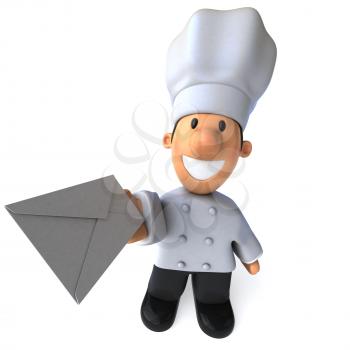 Fun chef - 3D Illustration