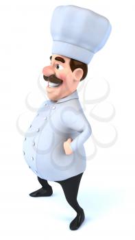 Royalty Free 3d Clipart Image of a Chef