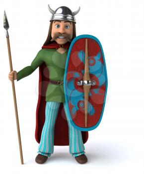 Gaul warrior - 3D Illustration