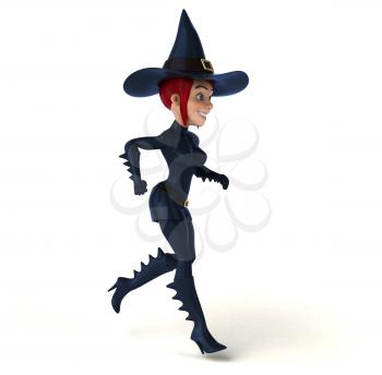 Sexy witch - 3D Illustration