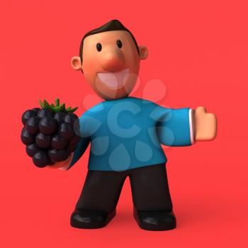 Cartoon character - 3D Illustration