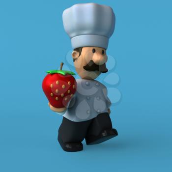 Fun chef - 3D Illustration