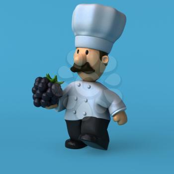 Fun chef - 3D Illustration