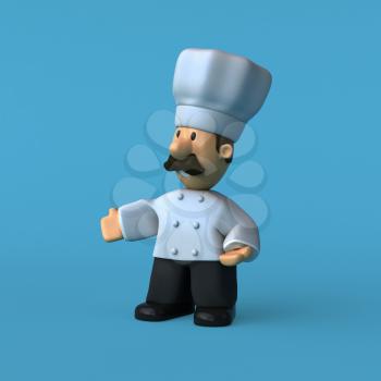 Fun chef - 3D Illustration