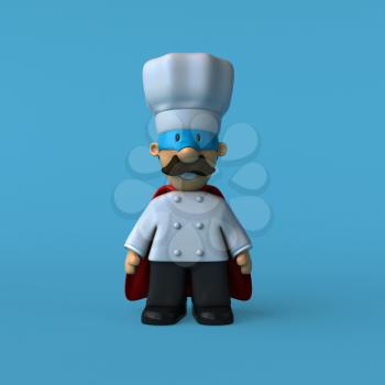 Fun chef - 3D Illustration