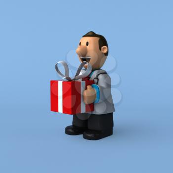 Cartoon doctor - 3D Illustration