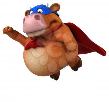 Super cow - 3D Illustration