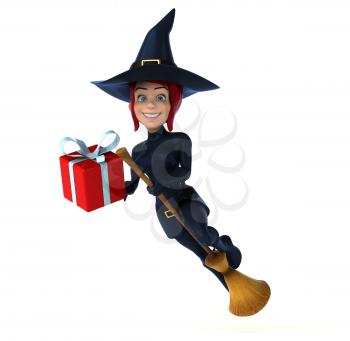 Sexy witch - 3D Illustration