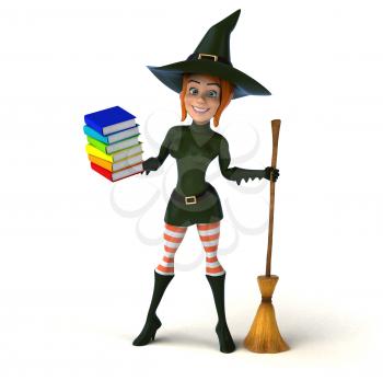 Sexy witch - 3D Illustration