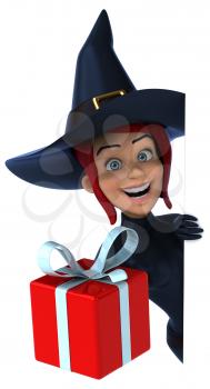 Sexy witch - 3D Illustration