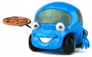 Fun car - 3D Illustration