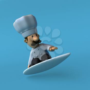 Fun chef - 3D Illustration