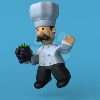 Fun chef - 3D Illustration