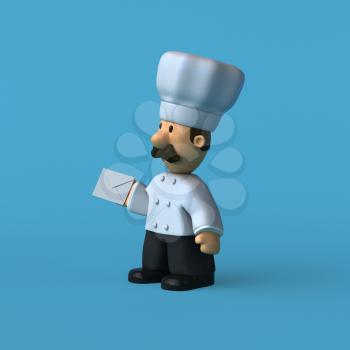 Fun chef - 3D Illustration