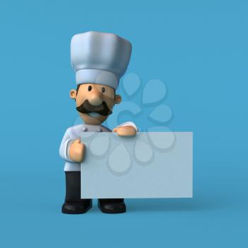 Fun chef - 3D Illustration