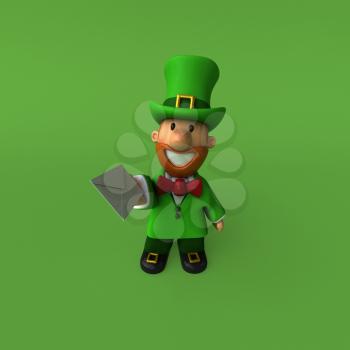 Leprechaun - 3D Illustration