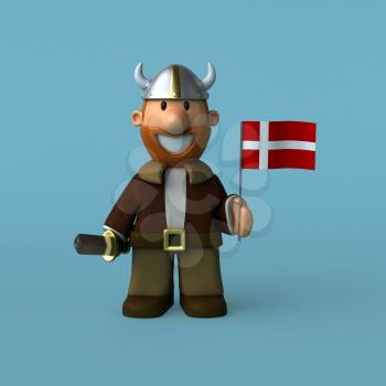 Viking - 3D Illustration