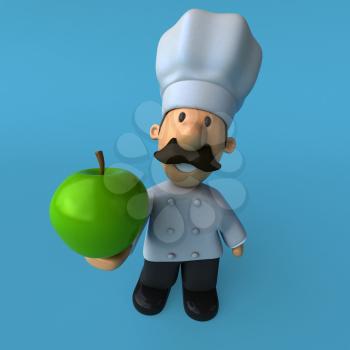 Fun chef - 3D Illustration