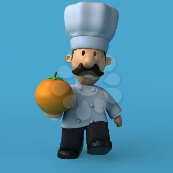 Fun chef - 3D Illustration