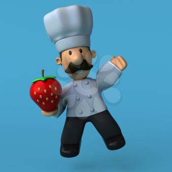 Fun chef - 3D Illustration