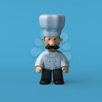 Fun chef - 3D Illustration