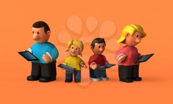 Family - 3D Illustration