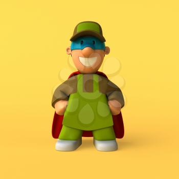 Gardener - 3D Illustration