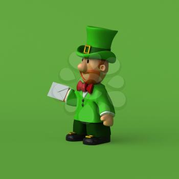 Leprechaun - 3D Illustration