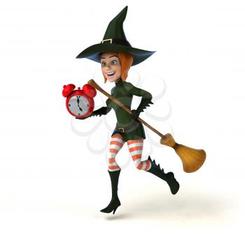 Sexy witch - 3D Illustration