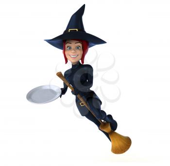 Sexy witch - 3D Illustration