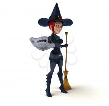 Sexy witch - 3D Illustration