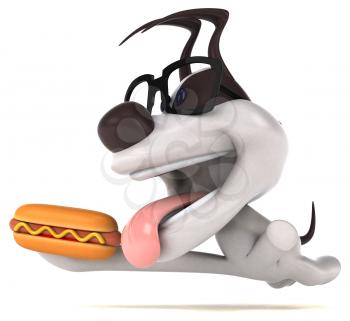 Fun dog - 3D Illustration