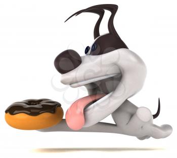 Fun dog - 3D Illustration