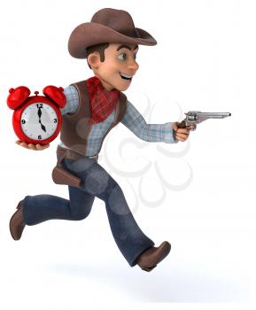 Fun Cowboy - 3D Illustration